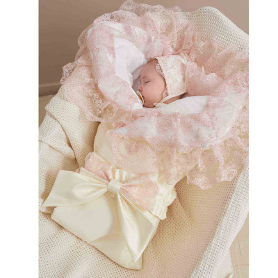 Летний конверт-одеяло на выписку Милан Luxury Baby РП-0072-3л
